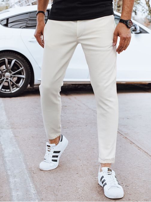Elegantné ecru joggery