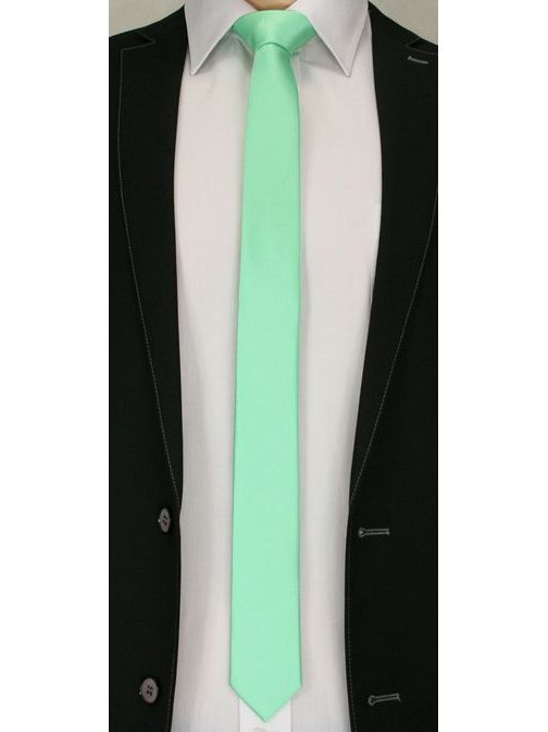 Svetlo-zelená pánska kravata