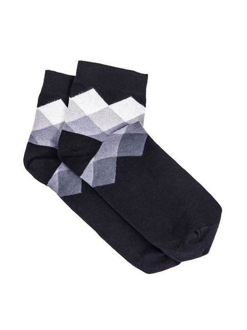 Šedé pánske ponožky so vzorom U17