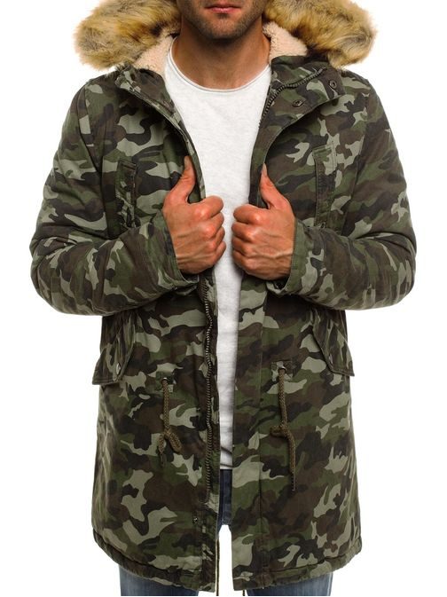 Army parka v svetlom maskáči AK-CLUB YL001