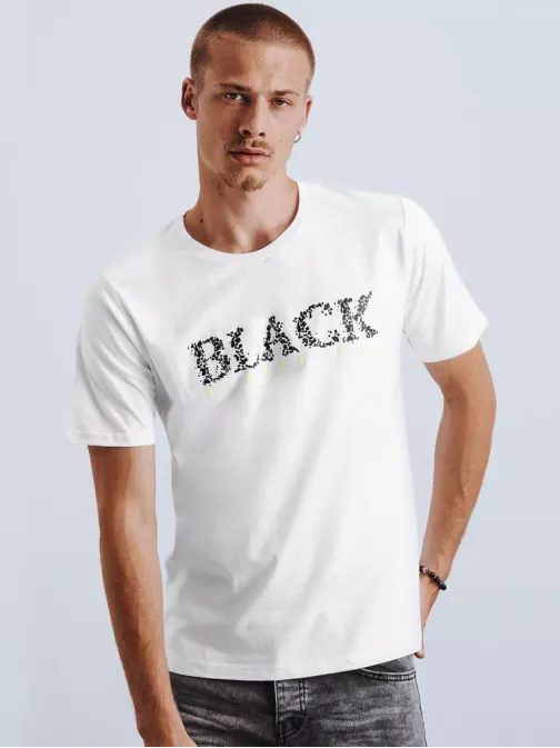 Štýlové biele tričko Black