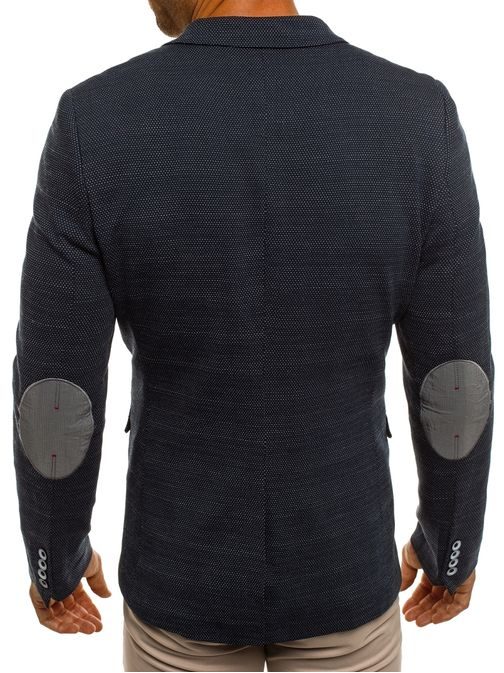 Dizajnové tmavo-granátové sako s jemným vzorom BLACK ROCK 03/17