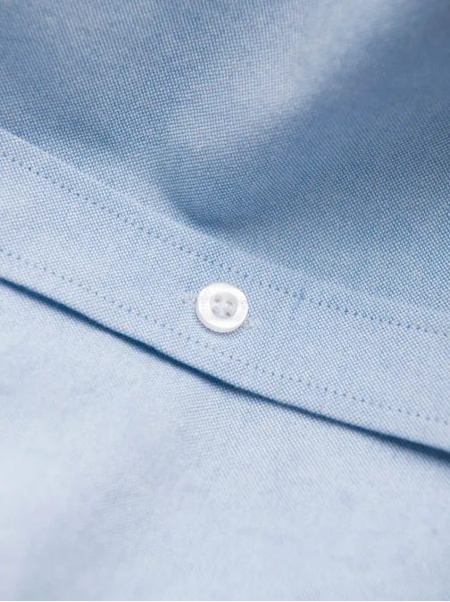 Elegantná svetlo modrá košeľa oxford V2 OM0114