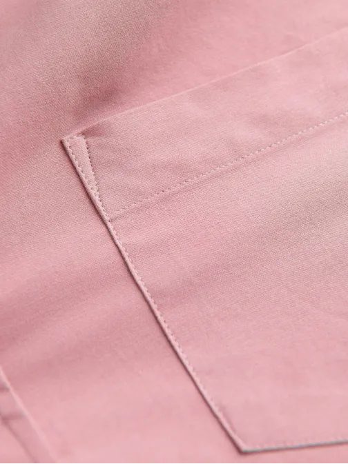 Pánska ružová košeľa s náprsným vreckom V3 K700