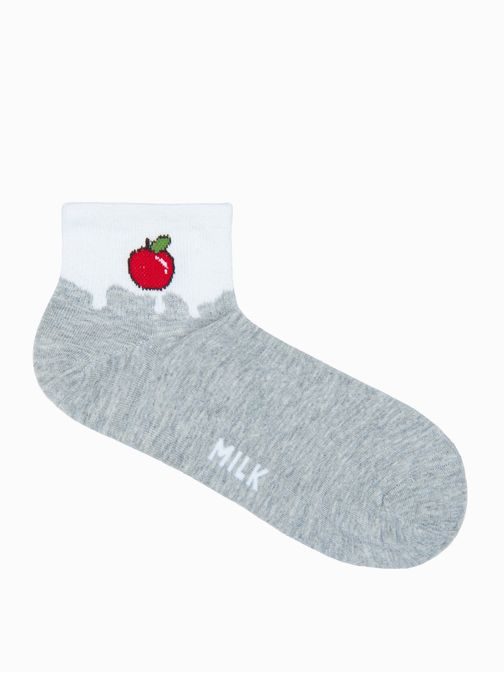 Šedé dámske ponožky Jablko ULR103