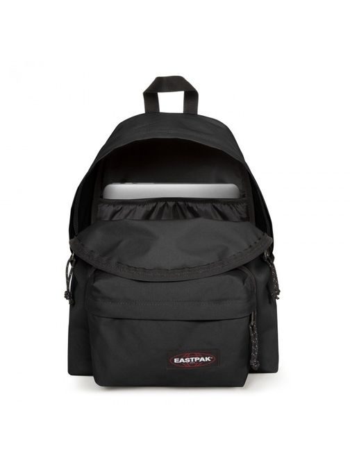 Čierny ruksak s odnímateľnou ľadvinkou EASTPAK PADDED TRAVELL'R