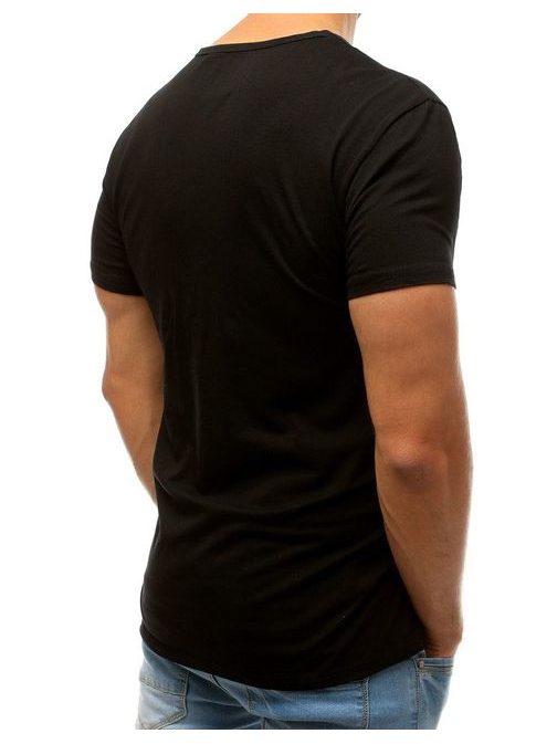 Čierne módne tričko YOUNG AND FREE