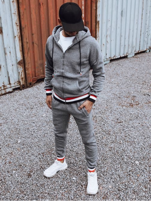 Originálna grafitová tepláková súprava na zips