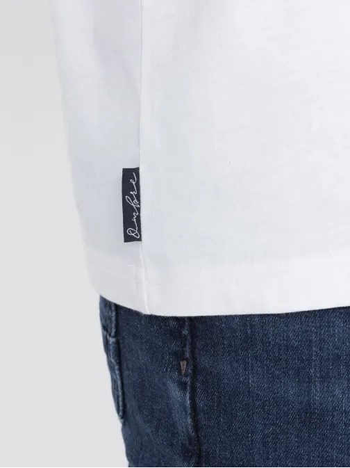 Originálne dvojfarebné tričko červeno - biele V6 S1619