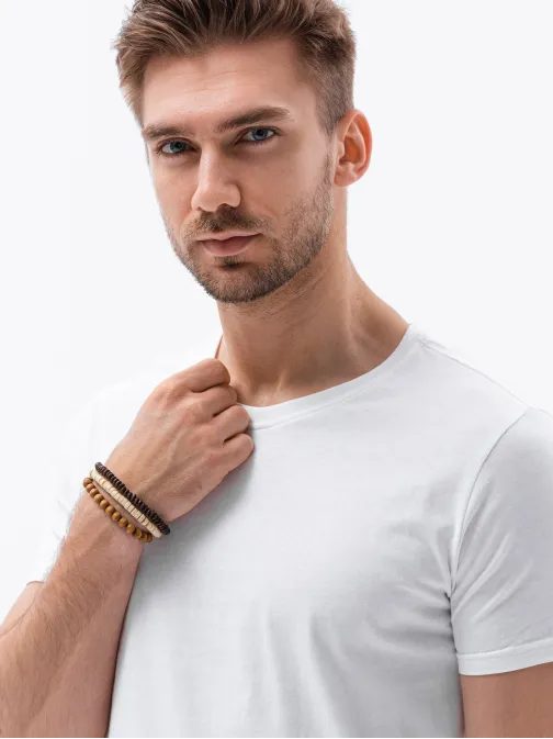 Trendové biele tričko S1370