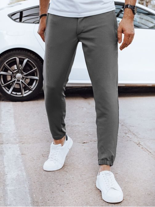 Elegantné šedé joggery