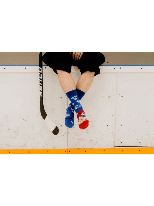 Veselé pánske ponožky Hokejový hráč
