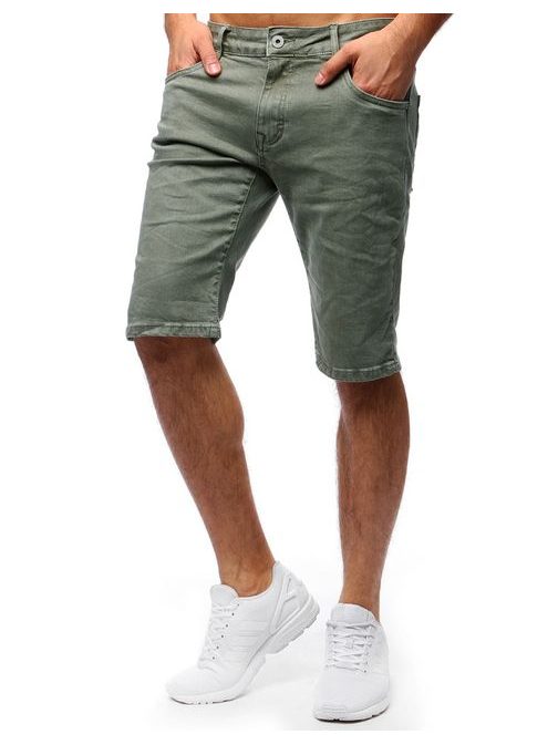 Pánske kraťasy jeans khaki