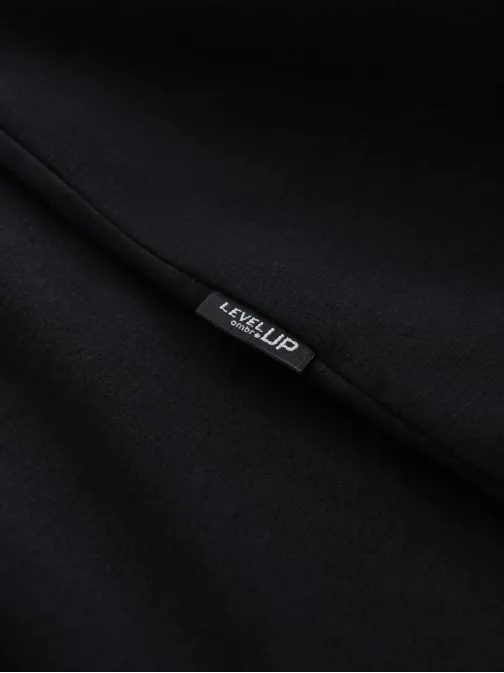 Moderné čierne pánske tričko V1 LSBC-0129