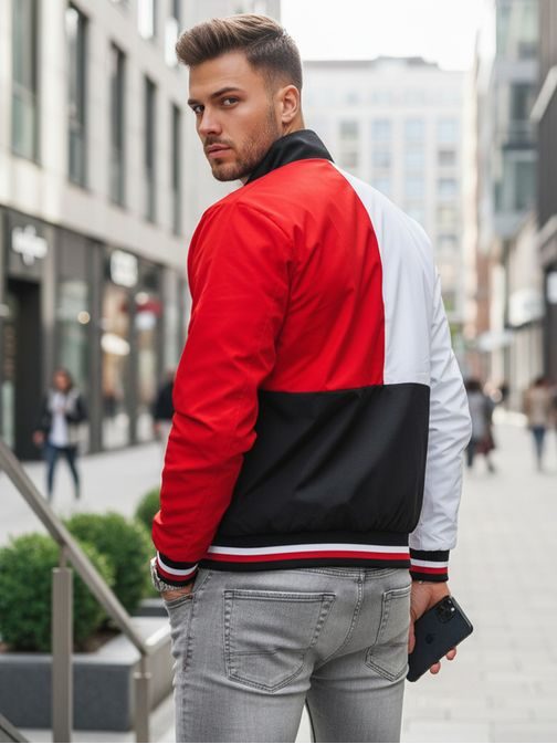 Prechodná čierna bunda v štýlovom prevedení