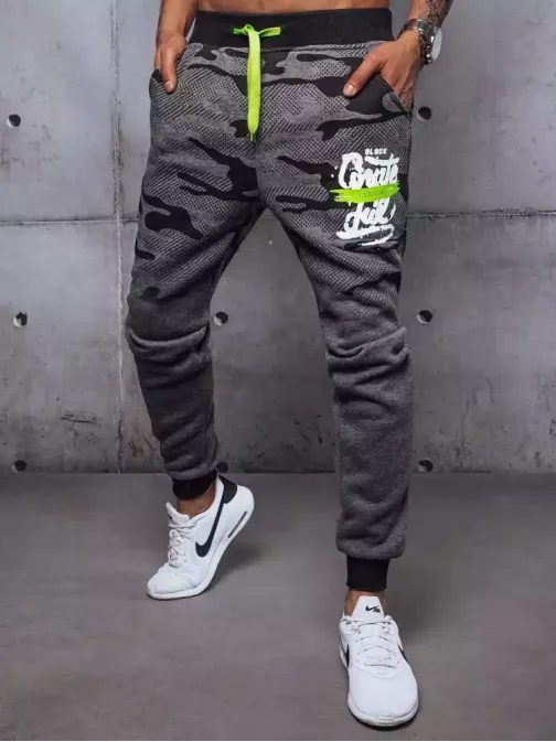 Antracitové tepláky v pohodlnom prevedení