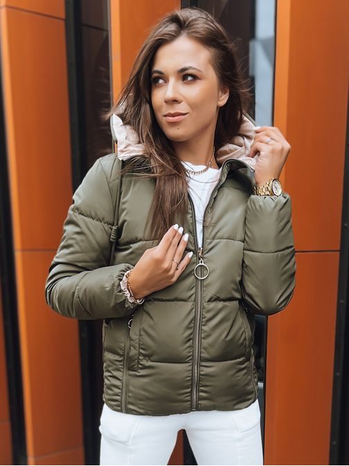 Dámska obojstranná zelená bunda Victoria Snug