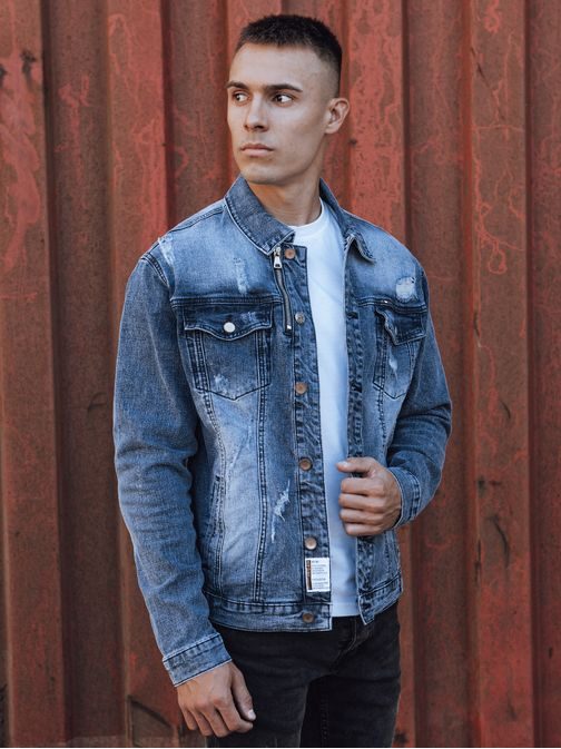 Trendy jeansová pánska bunda