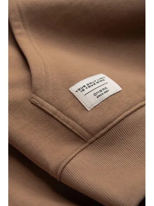 Nadčasová hnedá mikina V2 SSBN-0177