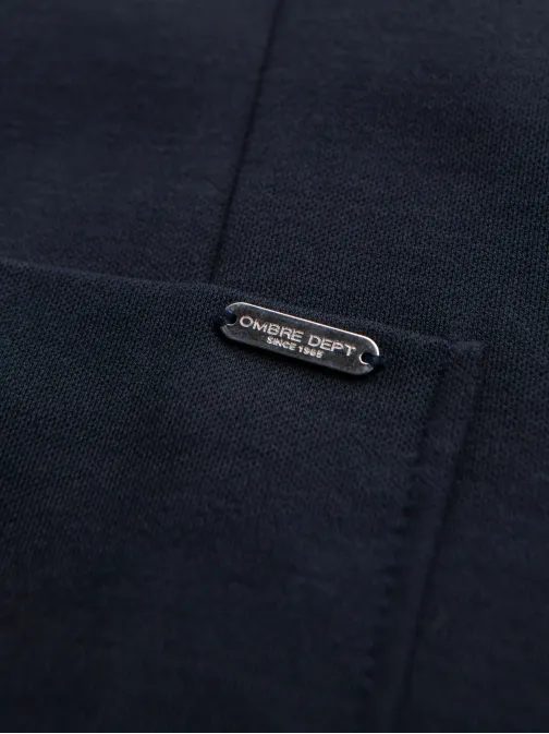 Tmavomodré športové slim fit sako V3 M165