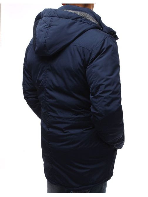 Granátová zimná bunda v módnom prevedení