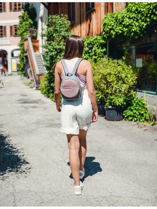 Originálny dámsky batoh Mobis v šedej farbe