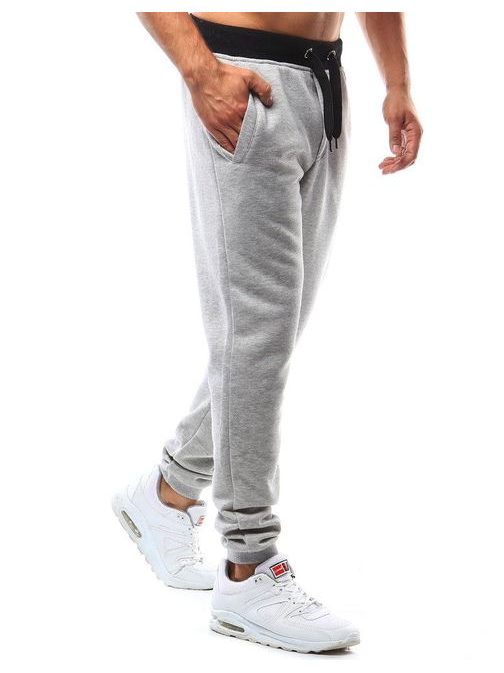 Trendy pánske tepláky v šedom prevedení