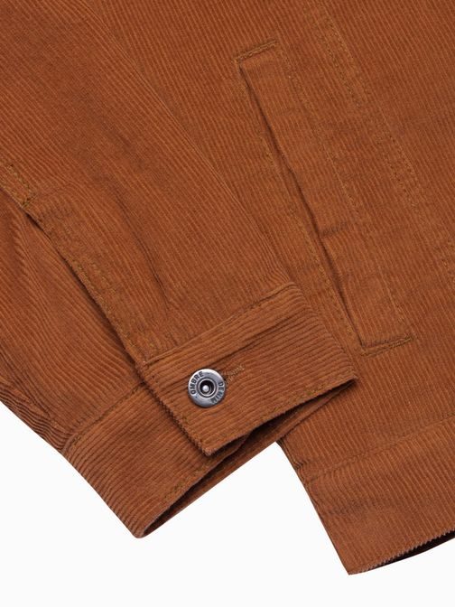 Hnedá prechodná rifľová bunda C524