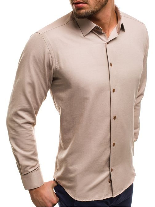 Béžová košeľa CSS 001