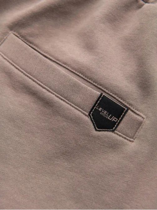 Trendy béžové kraťasy s logom V2 SRBC-0153
