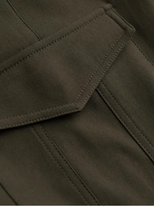 Zelené pánske cargo nohavice V1 PACG-0178