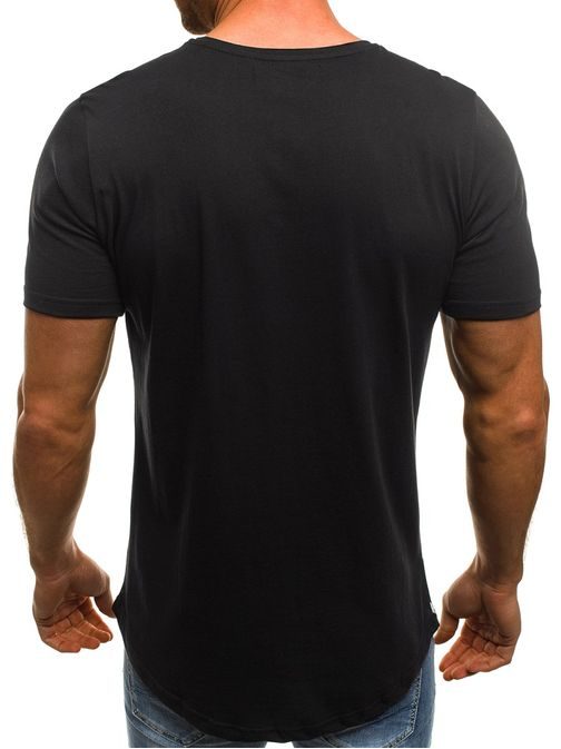 Pánske čierne tričko so symbolmi B/181071