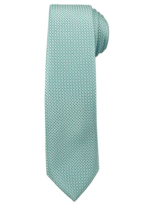 Tyrkysová kravata s jemným vzorom