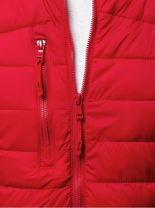 Prechodná červená bunda s kapucňou JS/LY15