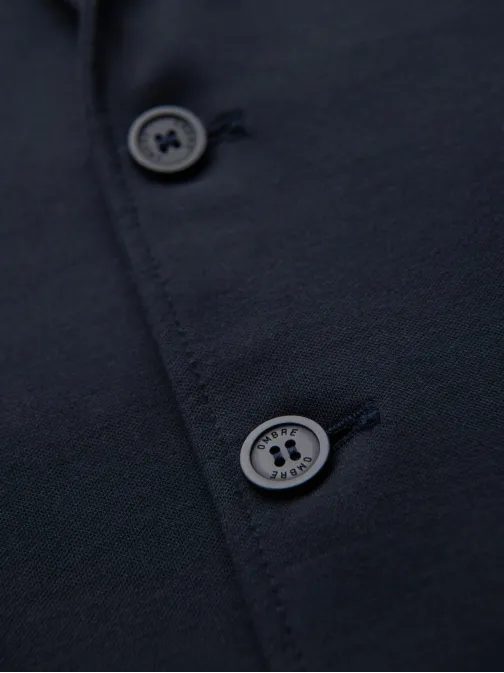 Tmavomodré športové slim fit sako V3 M165