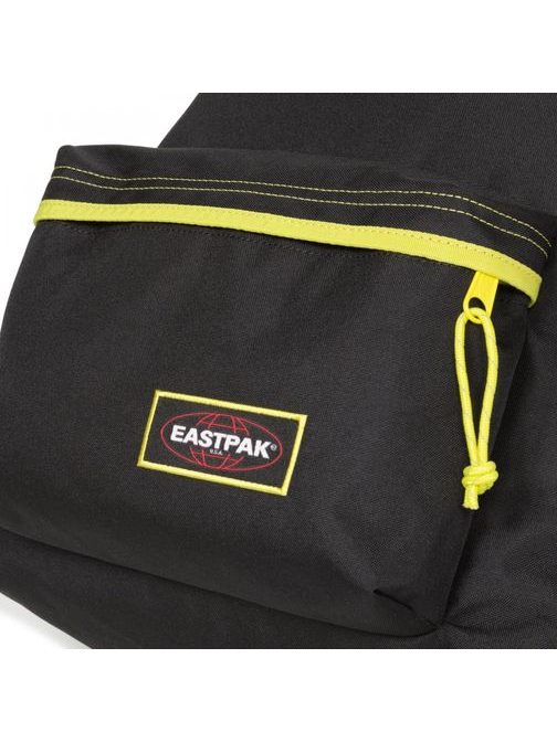 Trendový čierny ruksak Eastpak Kontrast Lime