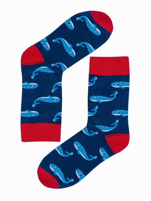 Granátové ponožky Veľryba U187