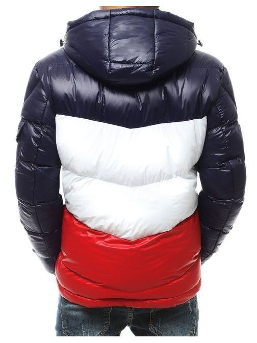 Moderná granátová zimná bunda