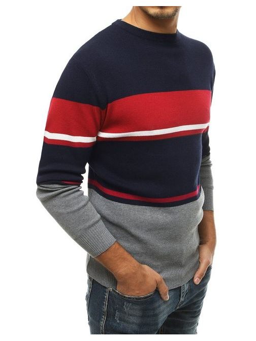 Pohodlný granátový sveter