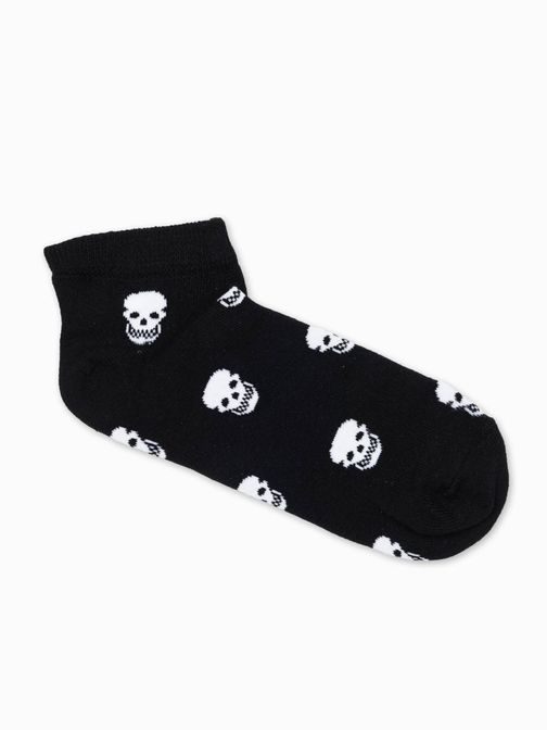 Čierno-biele ponožky U177