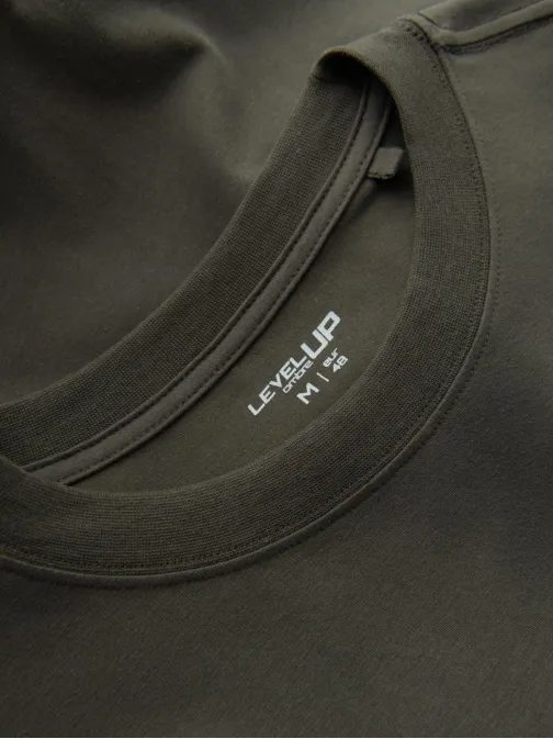 Moderné zelené pánske tričko V3 LSBC-0129