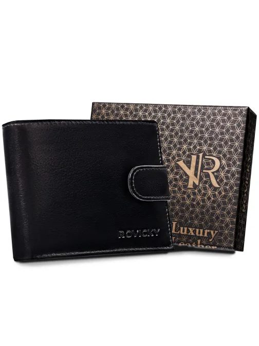 Elegantná kožená pánska peňaženka YR s prackou