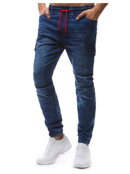 Joggery pánske denim look nebeské