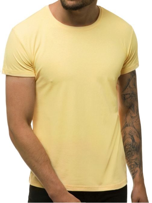 Jednoduché béžové tričko JS/712005/67Z