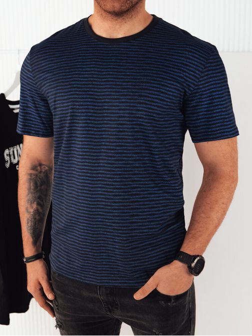 Trendy granátové tričko so vzorom