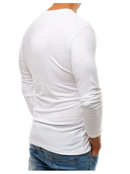 Biele tričko s dlhým rukávom NYC