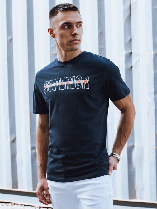 Moderné granátové tričko s trendy nápisom