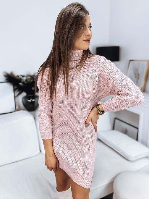 Elegantný dámsky sveter v ružovej farbe Maja