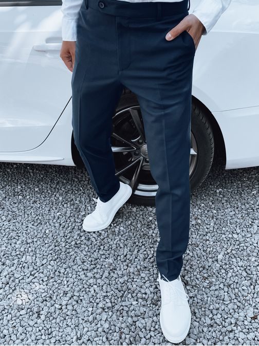 Zaujímavé granátové pánske nohavice