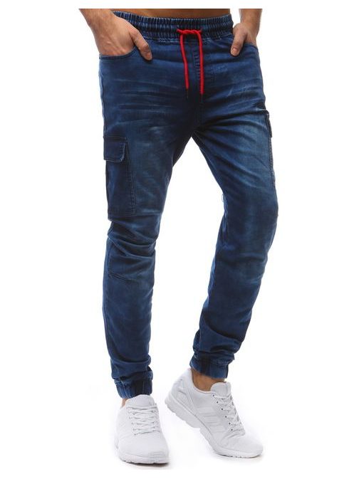 Joggery pánske denim look nebeské